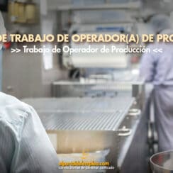 trabajo de operador de producción